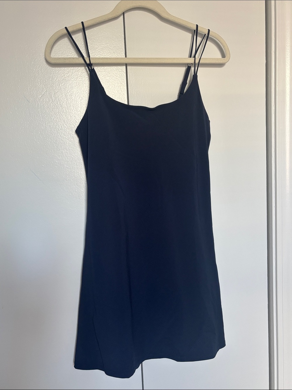 Abercrombie Traveler Mini Dress in XS Navy Blue